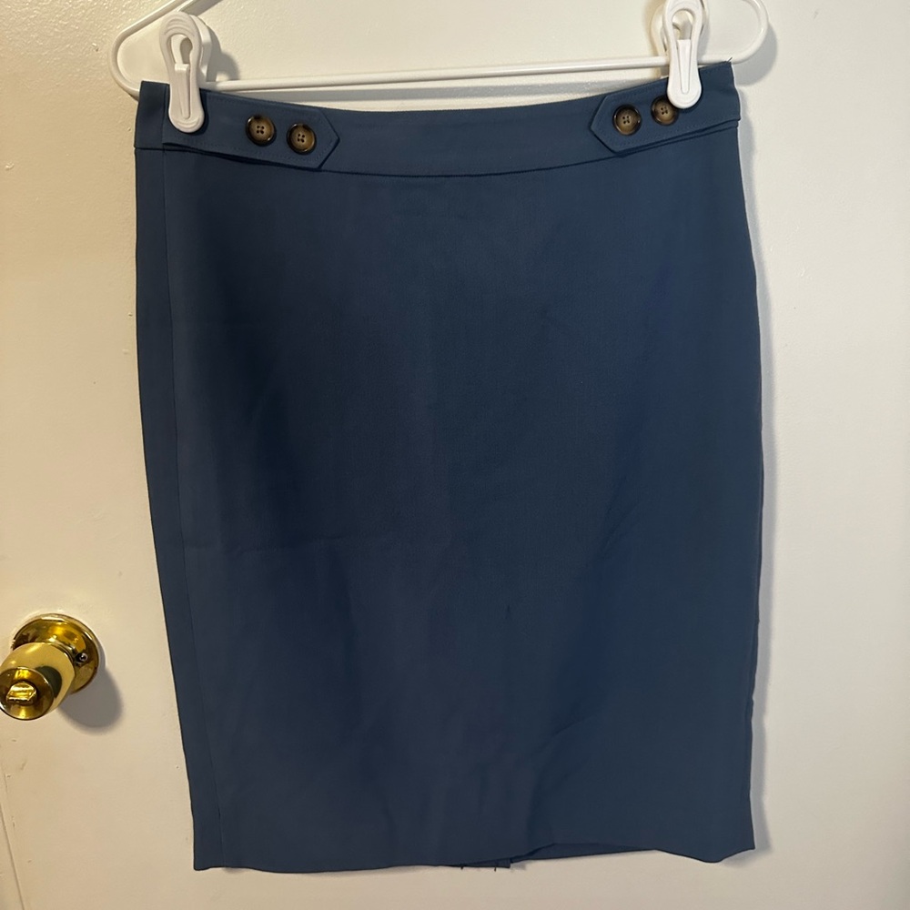 Slate blue Banana Republic skirt